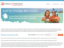 Tablet Screenshot of cruiseportconnection.com